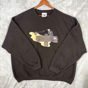 Vtg Oarsman 913 Mens Size 2XL Dark Brown Quicksand Sweatshirt Golf Gorpcore 90s